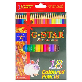 Hộp Bút Chì 18 Màu Gstar