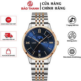 Đồng Hồ Nam I&W Carnival 528G7 Chính Hãng Full Box Chống Nước Kính Chống Xước Dây Thép Cao Cấp BH24T (Máy Cơ Tự Động)