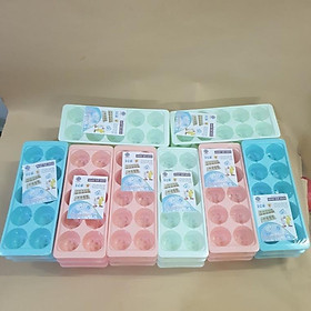 Mua khay làm đá để tủ lạnh hình mặt cười nhựa dẻo độ bền cao