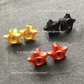 01 Ốc Nhôm Điều Chỉnh Thắng Hình Bông Mai Gắng Xe Máy