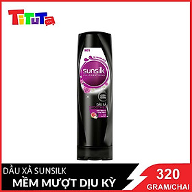 Dầu xả Sunsilk Óng mượt rạng ngời (Đen) 320g