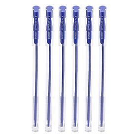 Combo 6 Bút Bi Nước B41 Nhất Trường - Xanh