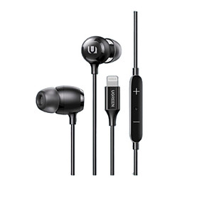 Mua Tai nghe có dây tích hợp micrô và điều khiển âm lượng cổng Lightning Ugreen 30631 Màu Đen EP103 Hàng chính hãng