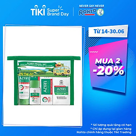 Bộ Sản Phẩm Chăm Sóc Da Mụn Cho Mặt Và Cơ Thể Rohto Acnes Travel Set