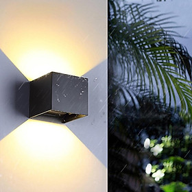 Đèn gắn tường hiện đại trang trí ngoài trời, trong nhà hắt 2 đầu VNT606