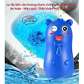 Mua combo 2 Chú heo con màu xanh khử mùi làm sạch bồn cầu  tẩy rửa nhà vệ sinh khử mùi nước tiểu bụi bẩn nhà vệ sinh - Diệt Sạch 99 9% Vi Khuẩn Xuất Xứ Nhật Bản
