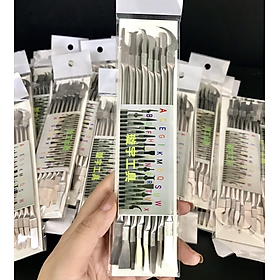 Mua Bộ dao lách tem điện thoại  8 cây 2 đầu