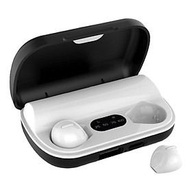 Mini True Wireless Earbuds with Charging Case, Touch Control Sports Earphones ,HiFi Sound ,Stereo Headphones for Video Gaming Music Laptop PC