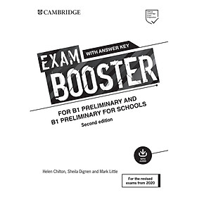 Sách ngoại văn: Exam Booster For Preliminary And Preliminary for Schools With Answer Key With Audio For The Revised 2020 Exams 2nd Edition