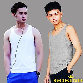 Combo 2 Áo thun ba lỗ thoát nhiệt Nhật Bản GOKING, áo lót nam hàng hiệu xuất khẩu Nhật Bản