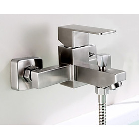 Mua Cần điều khiển sen tắm 8 nóng lạnh kiểu vuông đẹp siêu cấp - SUS304