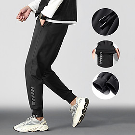 Quần thể thao nam jogger chất nỉ mã TT58 thể dục kiểu bó ống Hàn Quốc đẹp ống dài
