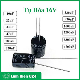 Tụ Hóa 16V - Tụ Điện Phân Cực