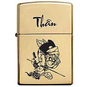 Bật Lửa Zippo 254B Khắc Hình Độc Đáo