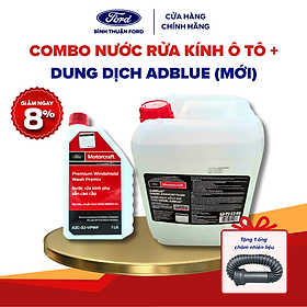 [COMBO GIÁ HỜI] Nước Rửa Kính Ô Tô Pha Sẵn 1L + Dung Dịch Xử Lý Khí Thải Động Cơ Ô Tô CTK ADBLUE 1811 10L