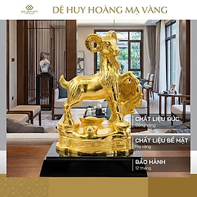 Mua Tượng Dê Huy Hoàng Mạ Vàng - Quà tặng mừng Sếp tuổi Mùi
