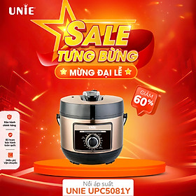 Mua Nồi áp suất Unie UPC5081Y  7 chức năng đun nấu đa năng Lòng nồi tráng men chống dính Ceramic công suất lớn - Hàng Chính Hãng