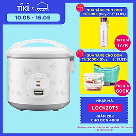 Nồi Cơm Điện Nắp Gài Lock&Lock EJR445GRY (1.8 Lít)