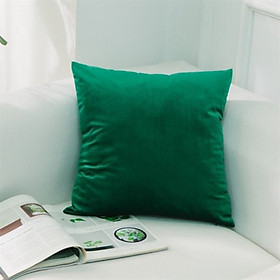 Mua Gối tựa lưng văn phòng 35x35cm ( xanh  đỏ   cam   nâu...)có khoá kéo tháo bông ra  gối sofa