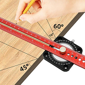 Woodworking Compass Tool Center finders Ruler for Metal Processing Design