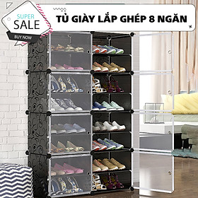 Mua Tủ nhựa đựng giày dép kiểu mới 8 kiểu mới  tủ đựng giày hiện đại  8 ngăn rộng rãi  gọn gàng và sạch sẽ
