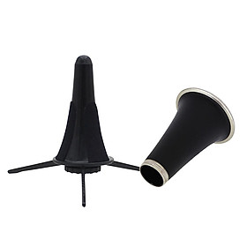 Bb Clarinet Bell+Foldable Tripod Stand Holder Rack for Wind Instrument Parts