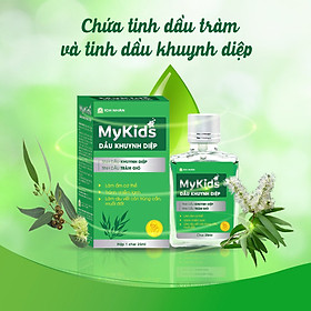 Dầu tràm khuynh diệp My Kids 25ml giúp phòng cảm lạnh, làm ấm cơ thể