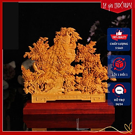 Mua Tượng gỗ Phượng Hoàng mùa xuân hút tài lộc  Tượng gỗ Phong Thủy - Gỗ Hoàng Dương cao cấp