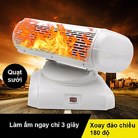 Mua Quạt sưởi 2 chế độ nóng và lạnh  tự xoay 90 độ  dùng được quanh năm