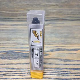 Mũi phay, mũi soi, mũi cắt cạnh thẳng ổ bi 1/2"x3/8" (D=9.53mm) Arden