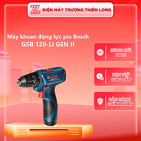 MÁY KHOAN VẶN VÍT PIN 12V BOSCH GSR 120-LI GEN II - HÀNG CHÍNH HÃNG