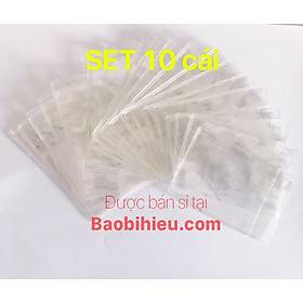 [CÓ NẮP] Combo 10 cái bao bằng lái dạng PET, căn cước công dân, thẻ giữ xe, thẻ ATM...dẻo trong bamarau (loại có nắp đậy)