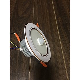 [CHÍNH HÃNG] Đèn Led Âm Trần Cảm Biến Chuyển Động Ánh Sáng 7W Lỗ Khoét D90mm 220V