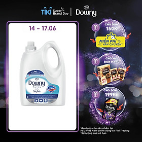 Nước Xả Vải Downy Chống Khuẩn Ngăn Mùi Hôi 4L (Dạng chai)