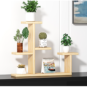 Mua Kệ Để Bàn Hoa Giá Đỡ Đứng kệ để cây cảnh trên bàn sang trọng gỗ tự nhiên