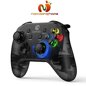 Hình ảnh Review Tay Cầm Chơi Game Không Dây GameSir T4 Pro Bộ Điều Khiển LED Nhiều Màu Tay Cầm Chơi Game Không Dây 5in1 Hỗ Trợ Switch/ PC/ Android/ iOS/ Macbook-4117-Hàng Nhập Khẩu