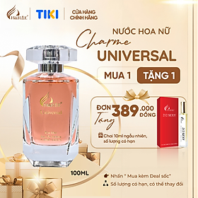 Nước Hoa Nữ Charme Universal 100Ml Lưu Hương Lâu Phong Cách Sang Trọng Nữ Tính Thanh Lịch Chính Hãng