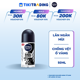 Lăn Khử Mùi Nam Black & White Nivea 50ml - 82245