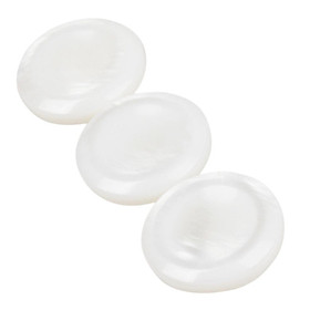 2-6pack 3 Pieces White Shell Inlays Trumpet Finger Buttons for Repairing Parts