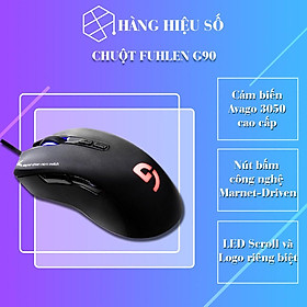  Chuột Fuhlen G90 chính hãng Led RGB - Chuột bất tử - Bảo hành 2 năm