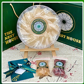 100G tổ yến sào tinh chế sợi dài loại 1 Khánh Hoà Nha Trang The Nest House - Hộp  nguyên liệu