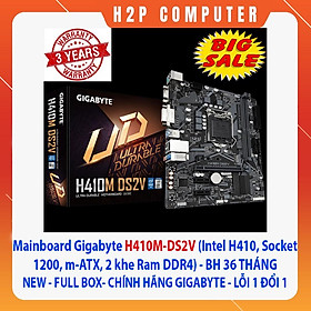 Mua Bo Mạch Chủ Gigabyte H410M-DS2V (Intel H410  Socket 1200  m-ATX  2 khe Ram DDR4)- Hàng Chính Hãng