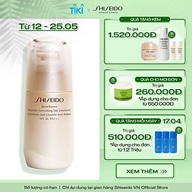 Sữa dưỡng da chống lão hóa ban ngày Shiseido Benefiance Wrinkle Smoothing Day Emulsion SPF 30 PA+++ 75ml
