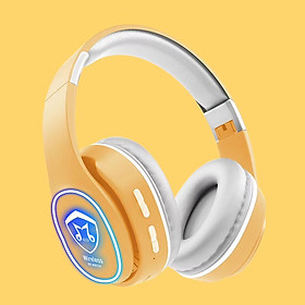 Mua Tai nghe chụp tai Bluetooth 5.0 K6131 Macaron Hỗ Trợ Thẻ Nhớ  Dây 3.5mm  Đài FM - Hàng Nhập Khẩu