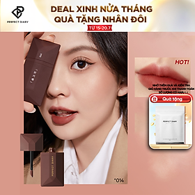 Son Kem Perfect Diary ReadMe Lip Sheer Velvet Chất Kem Nhung Lì Lâu Trôi Màu Sắc Tùy Chọn 4g