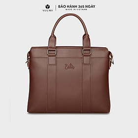 Cặp công sở thời trang YUUMY CAYUUMY 11 - Nâu