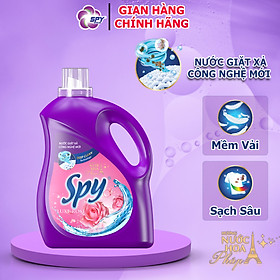 Can nước giặt xả 3,6 kg SPY DEEP CLEAN sạch sâu, thơm lâu giúp làm mềm vải