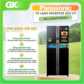 Mua Tủ lạnh Panasonic Inverter 550 lít NR-DZ601VGKV - Ngăn đông mềm siêu tốc - Hàng chính hãng