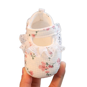 Giày tập đi cho bé có đế trống trượt, dép vải quai hậu nhẹ nhàng mềm mại cho trẻ sơ sinh đến 1 tuổi rưỡi