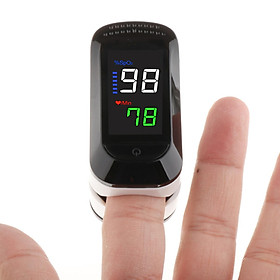 Portable LED Finger Tip Oximeter Blood Oxygen Saturation Monitor